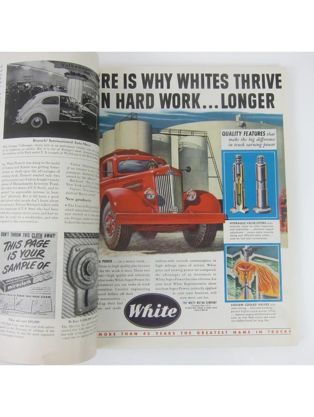 Vintage FORTUNE Magazine April 1949 Thomas Fransioli Cover Lincoln Cadillac Ads